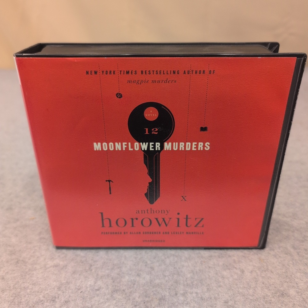 Moonflower Murders Anthony Horowitz Unabridged 15 CD Audiobook Mystery Novel - Picture 1 of 2